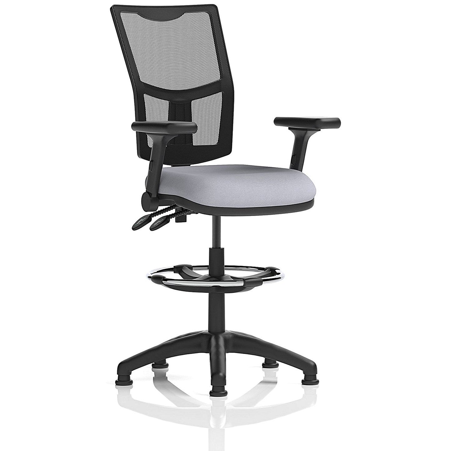 Eclipse Plus II Mesh Back High Rise Operator Chair, Folding Arms, Quest Shell Easy2Order : KCUP3326