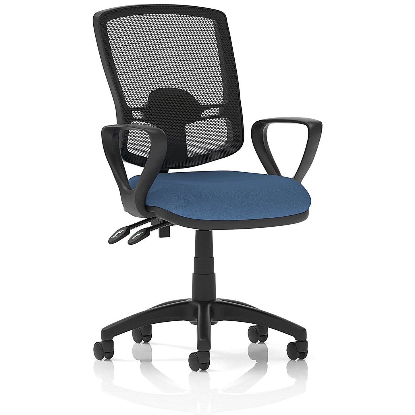 Eclipse Plus II Deluxe Mesh Back Lever Task Operator Chair, Fixed Height Arms, Quest Limpet Easy2Order : KCUP3347