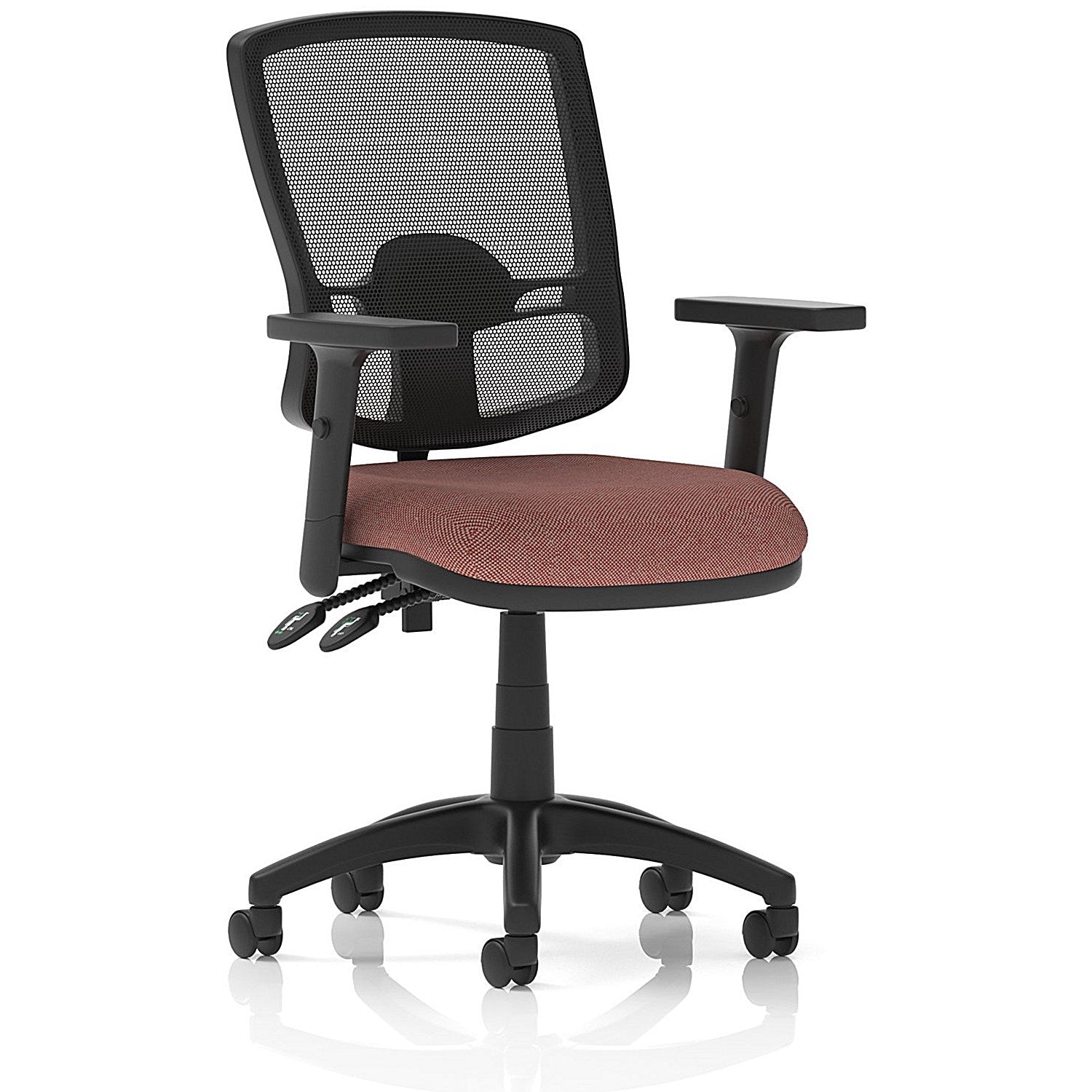 Eclipse Plus II Deluxe Mesh Back Lever Task Operator Chair, Height Adjustable Arms, Rivet Forge Easy2Order : KCUP3353
