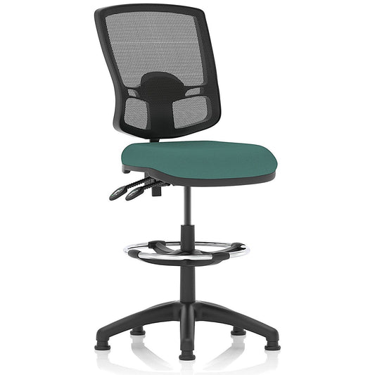 Eclipse Plus II High Rise Deluxe Mesh Back Operator Chair, Seat Quest Kelp Easy2Order : KCUP3382