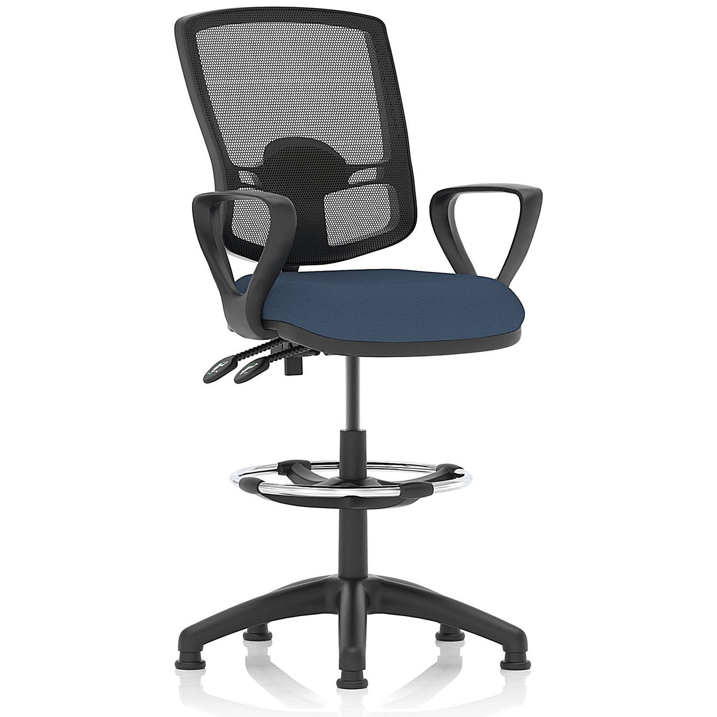 Eclipse Plus II Deluxe Mesh Back High Rise Operator Chair, Fixed Arms, Quest Whelk Easy2Order : KCUP3400