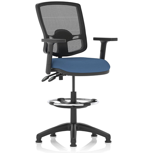 Eclipse Plus II Deluxe Mesh Back High Rise Operator Chair, Height Adjustable Arms, Quest Limpet Easy2Order : KCUP3407