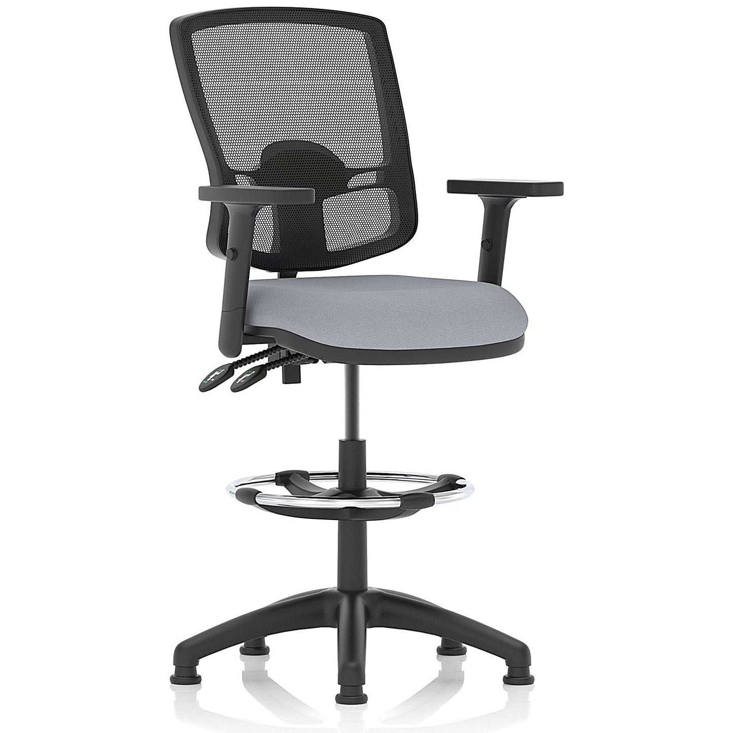 Eclipse Plus II Deluxe Mesh Back High Rise Operator Chair, Height Adjustable Arms, Quest Shell Easy2Order : KCUP3410