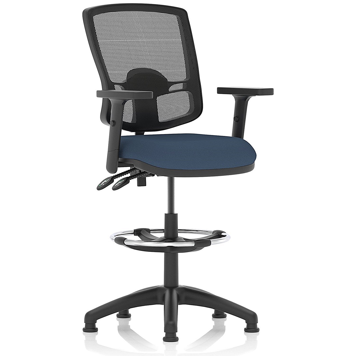 Eclipse Plus II Deluxe Mesh Back High Rise Operator Chair, Height Adjustable Arms, Quest Whelk Easy2Order : KCUP3412
