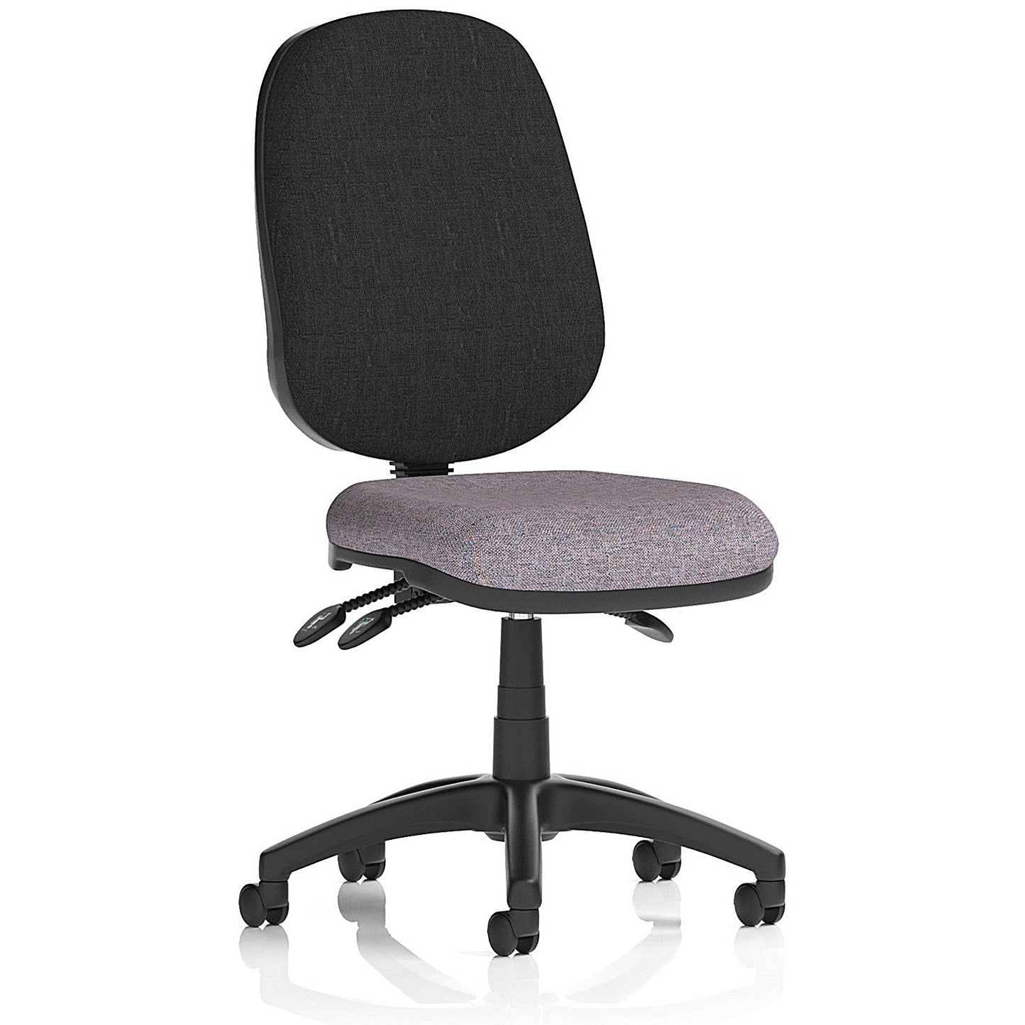 Eclipse Plus III Black Back Lever Task Operator Chair, Rivet Fuse Easy2Order : KCUP3438