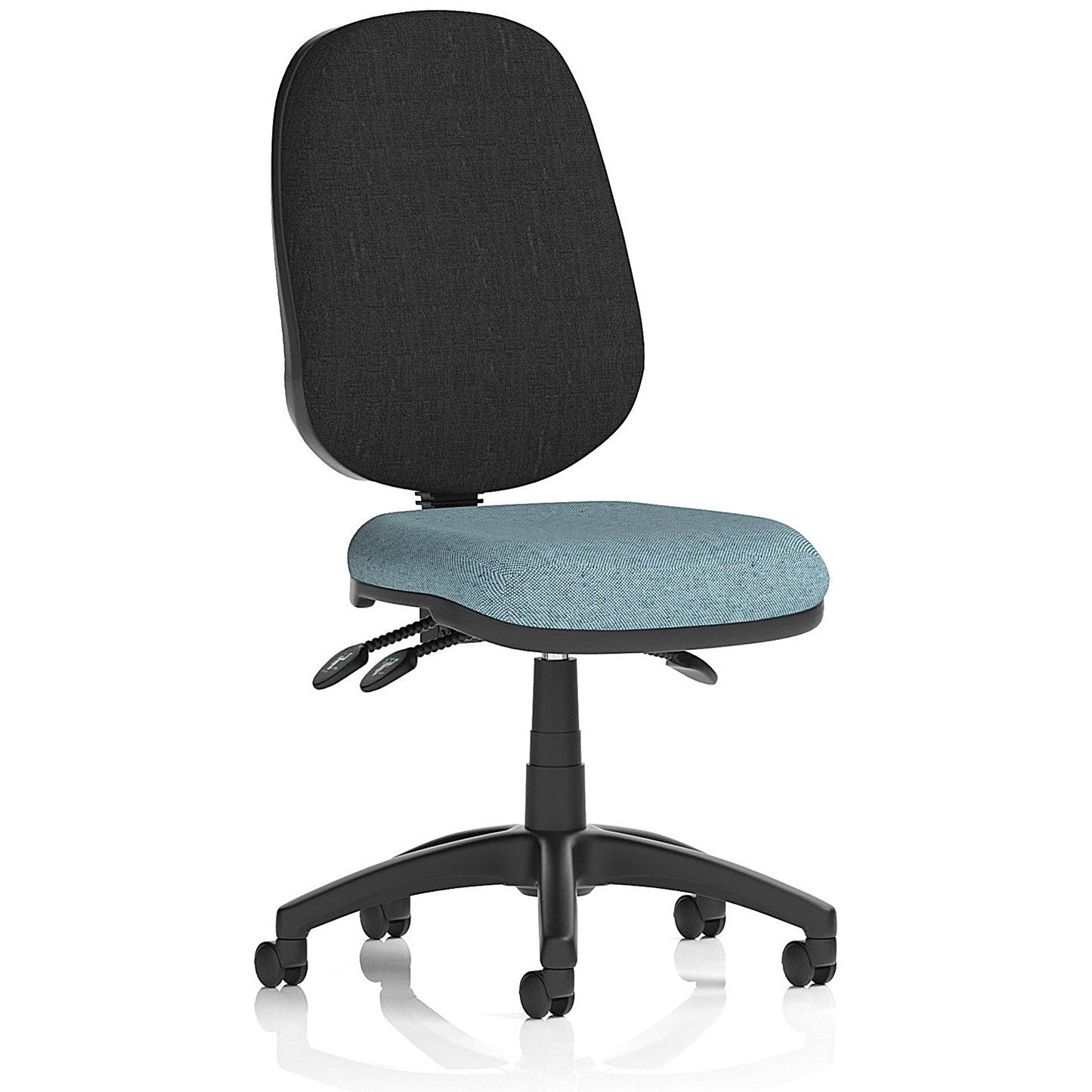 Eclipse Plus III Black Back Lever Task Operator Chair, Rivet Quench Easy2Order : KCUP3439