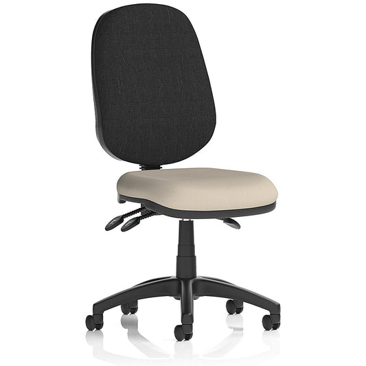 Eclipse Plus III Black Back Lever Task Operator Chair, Quest Salt Easy2Order : KCUP3445