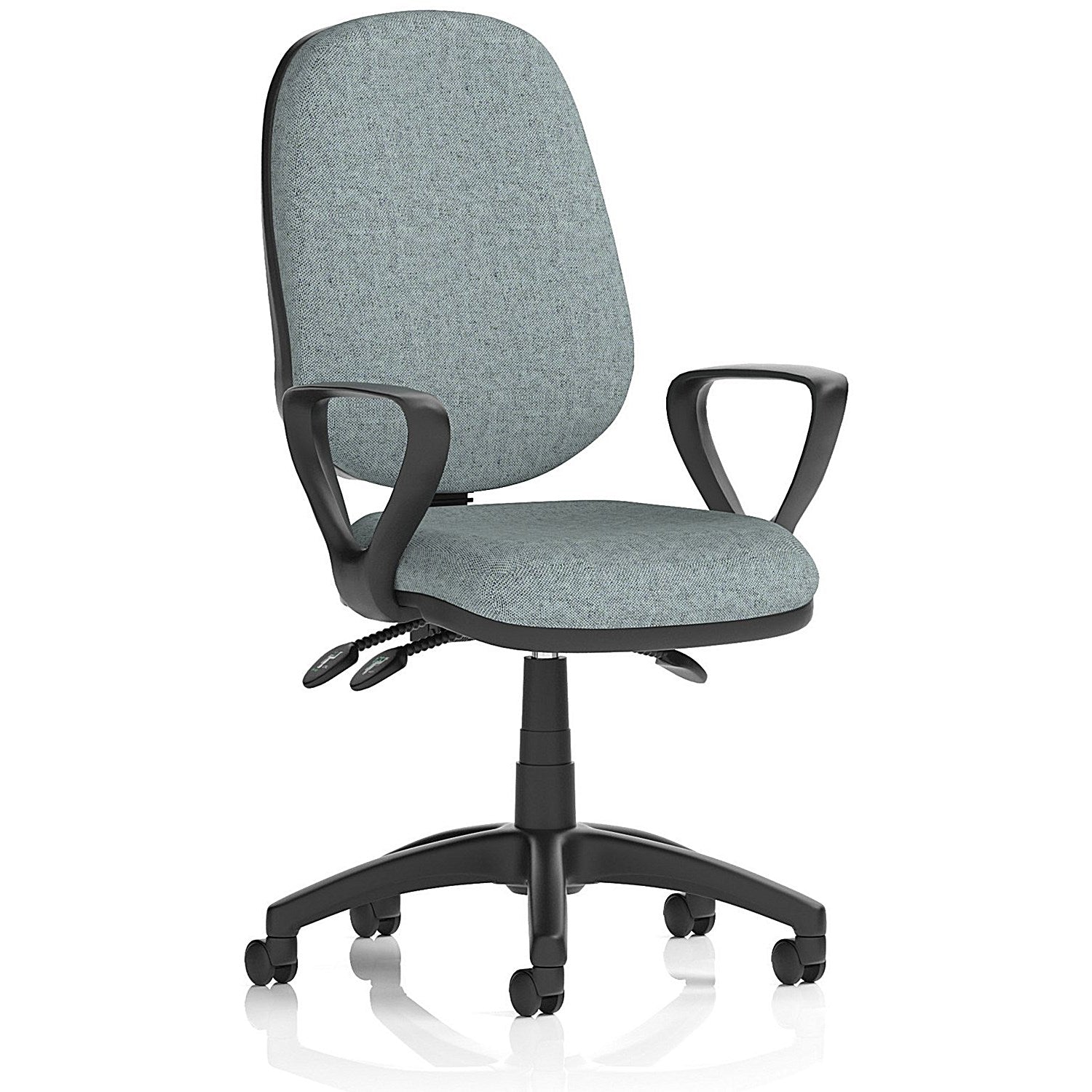 Eclipse Plus III Lever Task Operator Chair, Fixed Height Arms, Rivet Tensile Easy2Order : KCUP3452