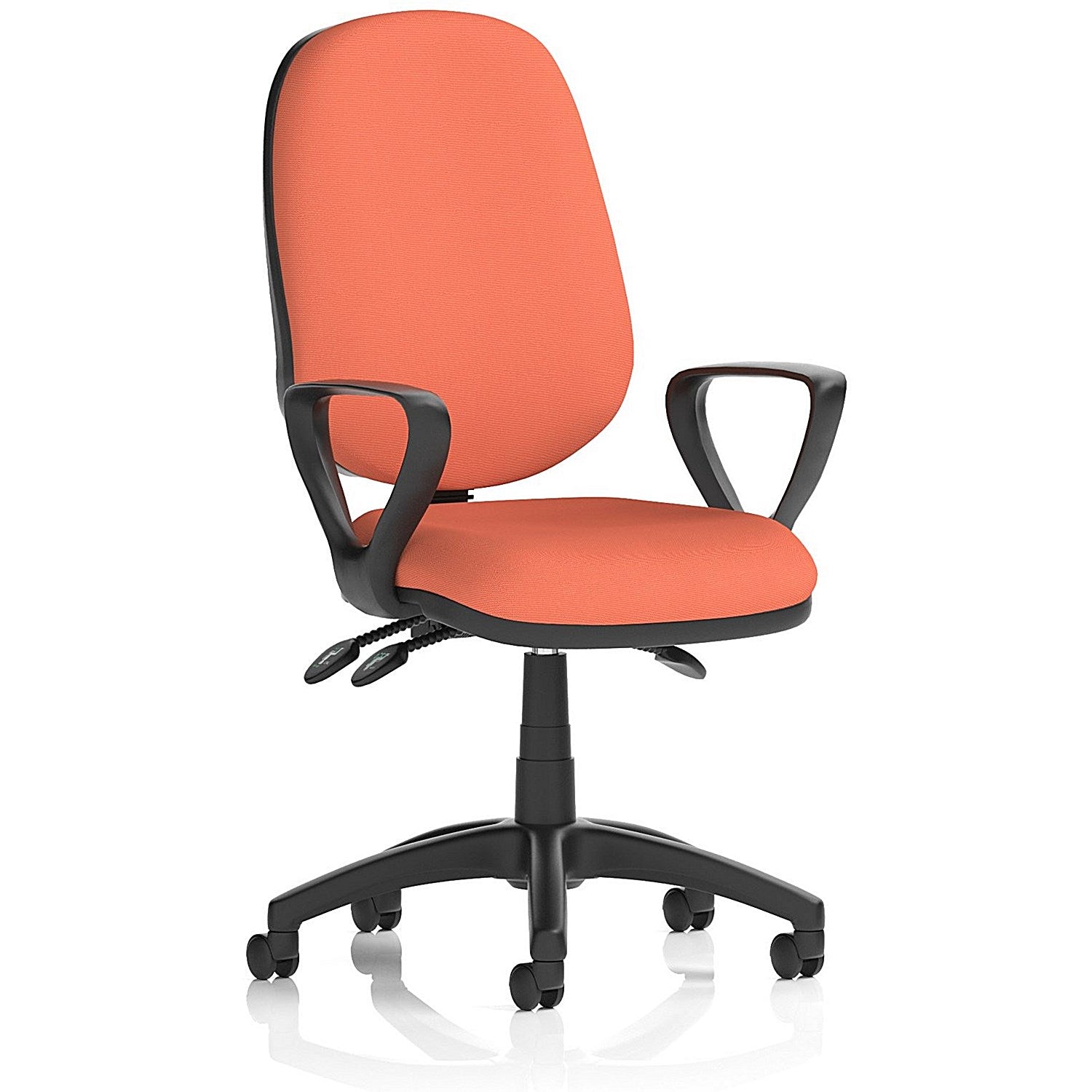 Eclipse Plus III Lever Task Operator Chair, Fixed Height Arms, Quest Crab Easy2Order : KCUP3453