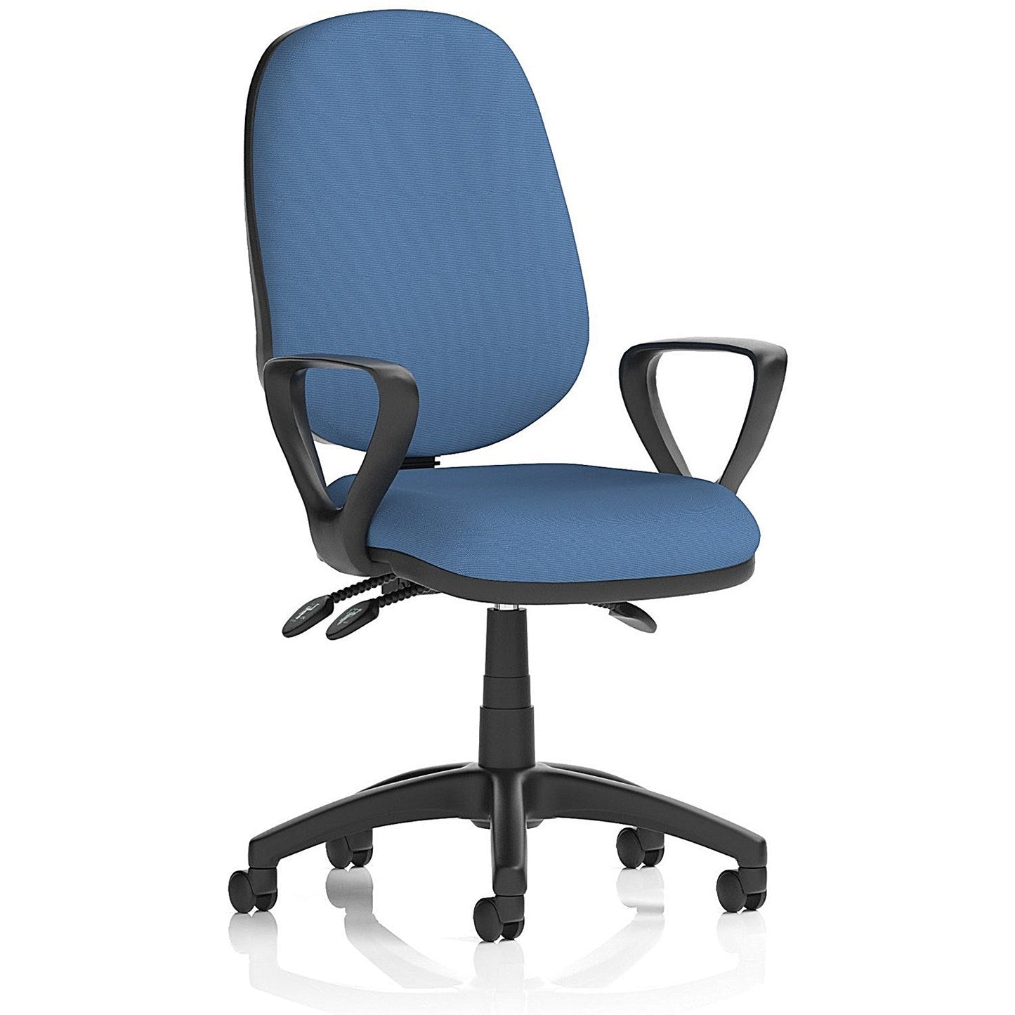 Eclipse Plus III Lever Task Operator Chair, Fixed Height Arms, Quest Limpet Easy2Order : KCUP3455
