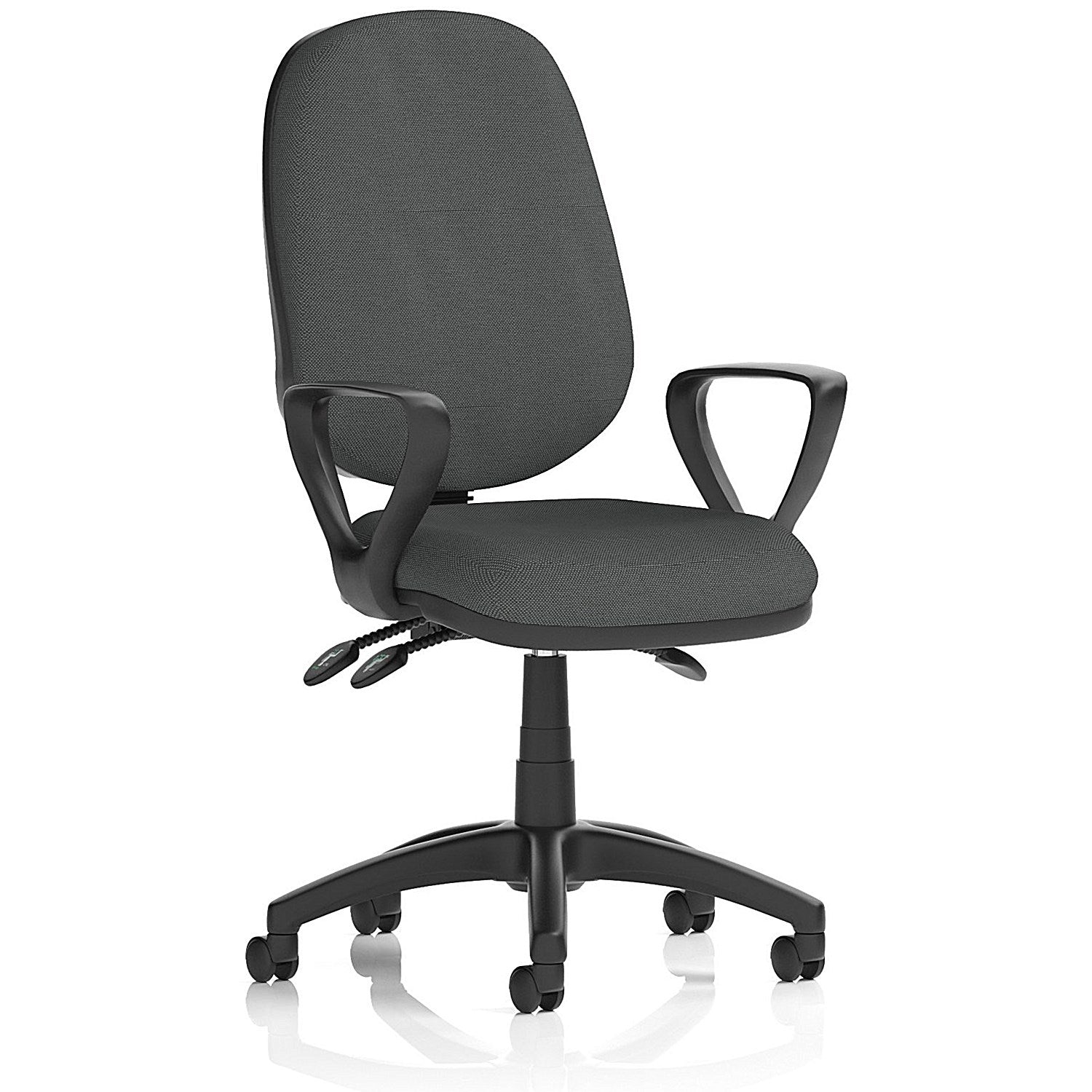 Eclipse Plus III Lever Task Operator Chair, Fixed Height Arms, Quest Mussel Easy2Order : KCUP3456