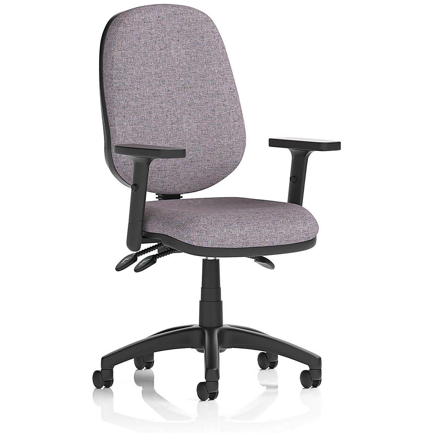 Eclipse Plus III Lever Task Operator Chair, Height Adjustable Arms, Rivet Fuse Easy2Order : KCUP3474