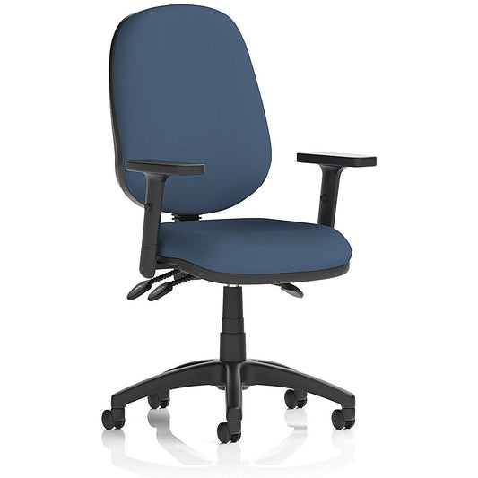 Eclipse Plus III Lever Task Operator Chair, Height Adjustable Arms, Quest Whelk Easy2Order : KCUP3484