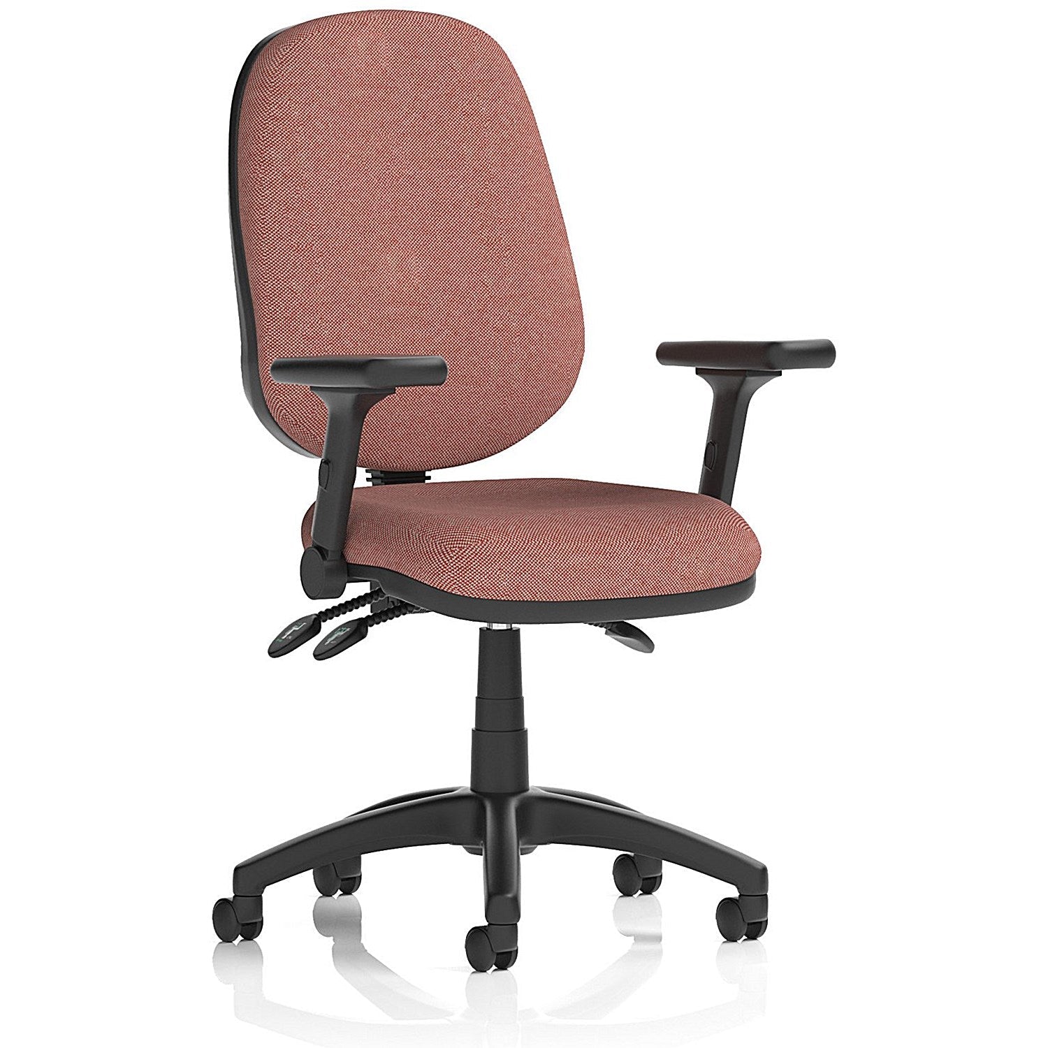 Eclipse Plus III Lever Task Operator Chair, Folding Arms, Rivet Forge Easy2Order : KCUP3497