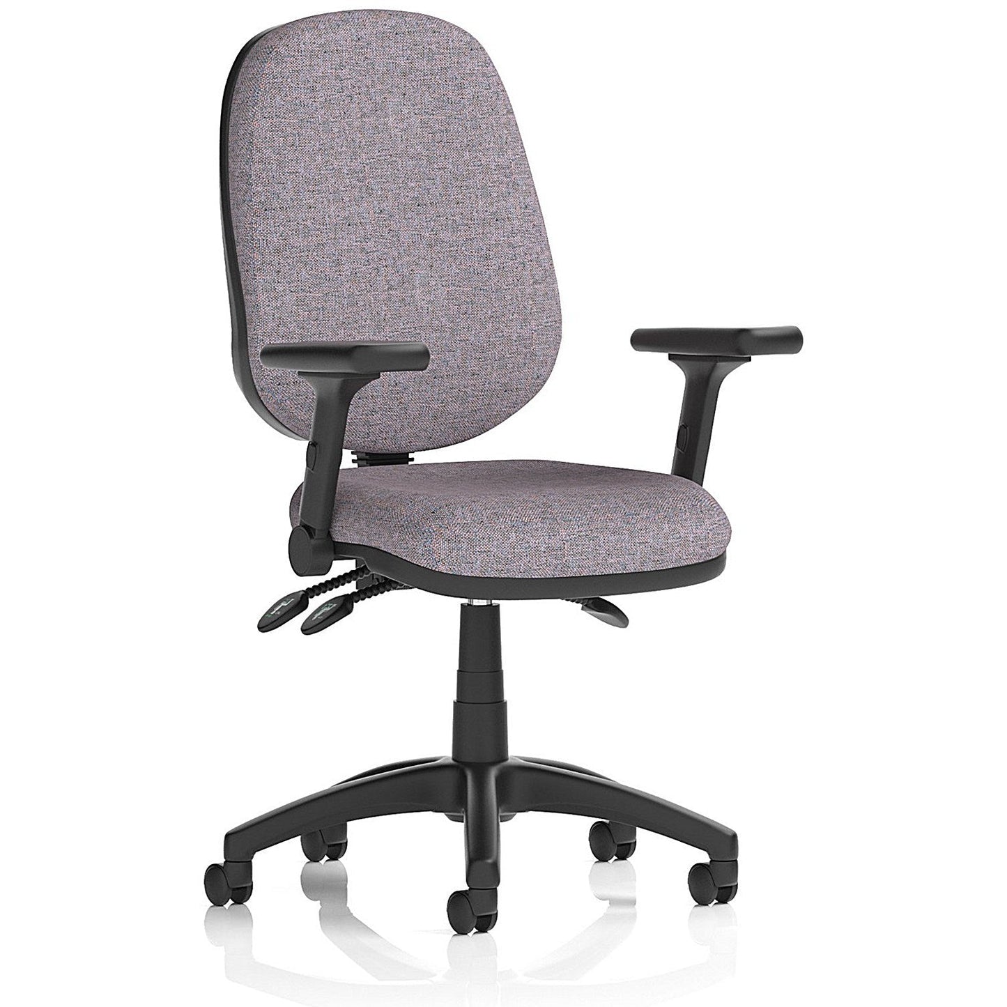 Eclipse Plus III Lever Task Operator Chair, Folding Arms, Rivet Fuse Easy2Order : KCUP3498