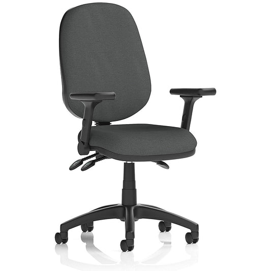 Eclipse Plus III Lever Task Operator Chair, Folding Arms, Quest Mussel Easy2Order : KCUP3504