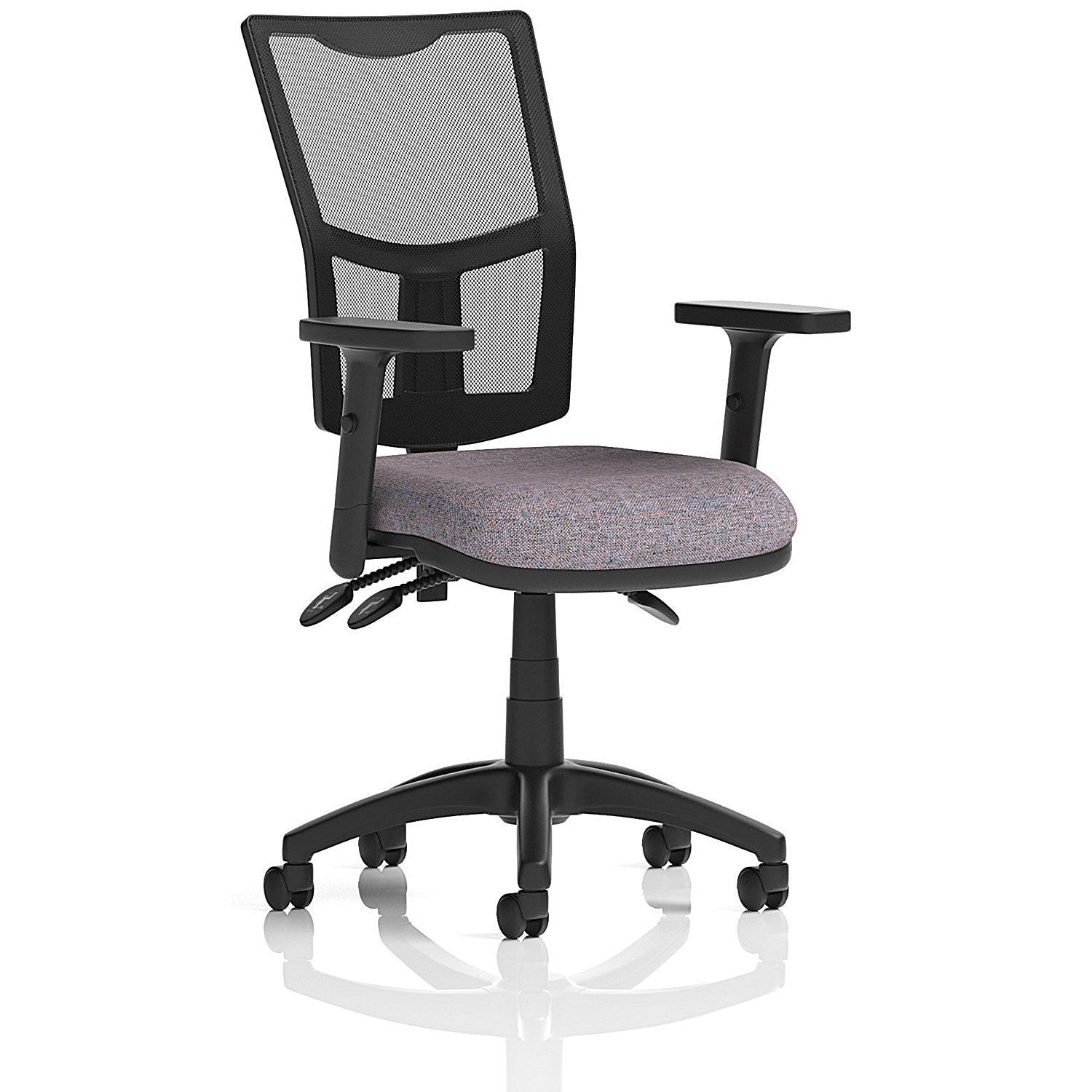 Eclipse Plus III Mesh Back Lever Task Operator Chair, Height Adjustable Arms, Rivet Fuse Easy2Order : KCUP3546