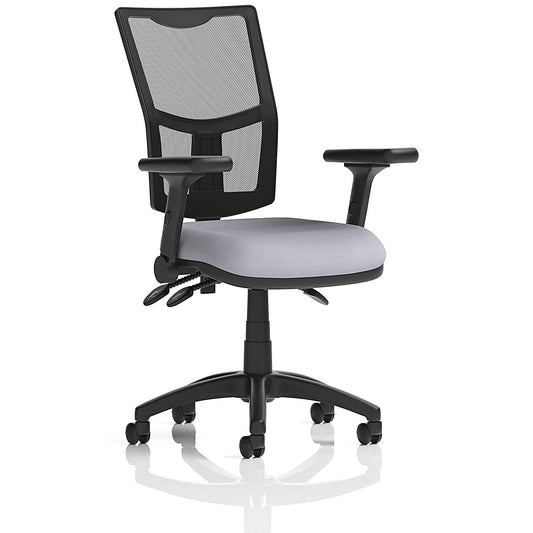 Eclipse Plus III Mesh Back Lever Task Operator Chair, Folding Arms, Quest Shell Easy2Order : KCUP3566