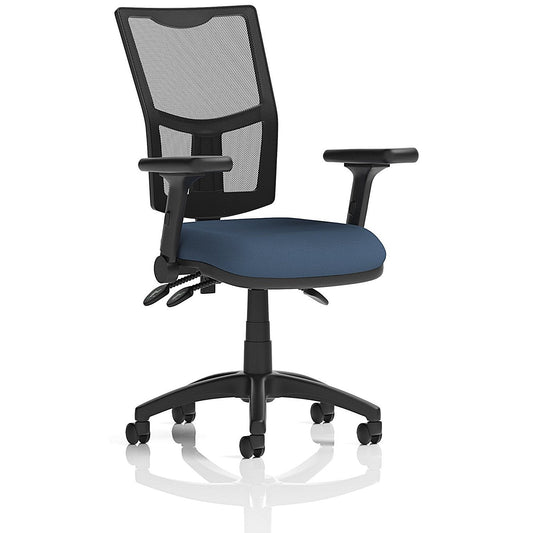 Eclipse Plus III Mesh Back Lever Task Operator Chair, Folding Arms, Quest Whelk Easy2Order : KCUP3568