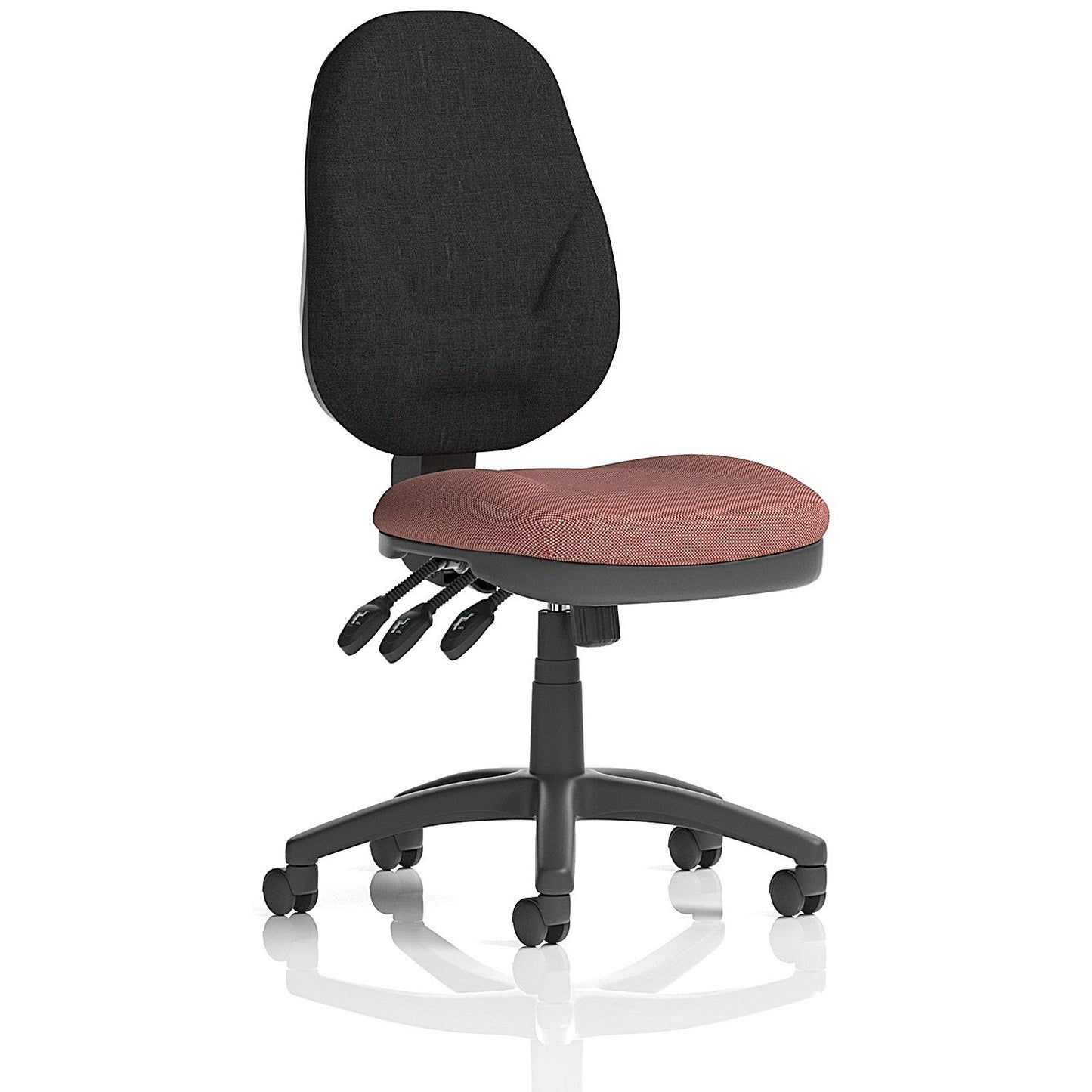 Eclipse Plus XL Black Back Lever Task Operator Chair, Rivet Forge Easy2Order : KCUP3629