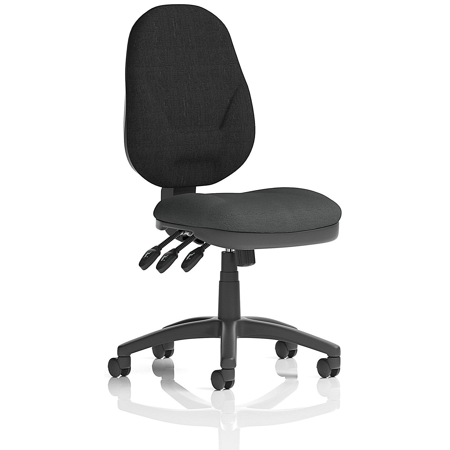 Eclipse Plus XL Black Back Lever Task Operator Chair, Quest Mussel Easy2Order : KCUP3636