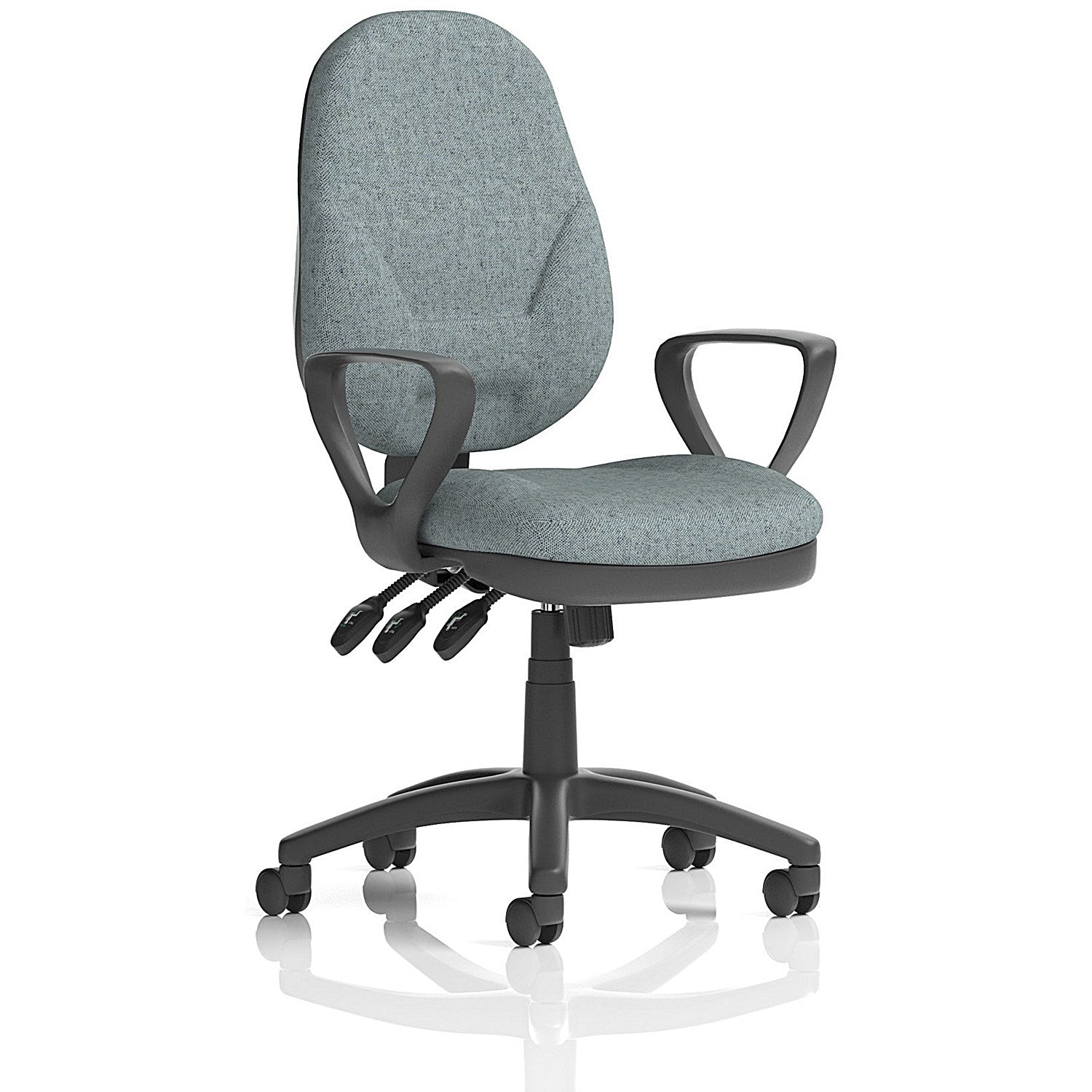 Eclipse Plus XL Lever Task Operator Chair, Fixed Height Arms, Rivet Tensile Easy2Order : KCUP3644