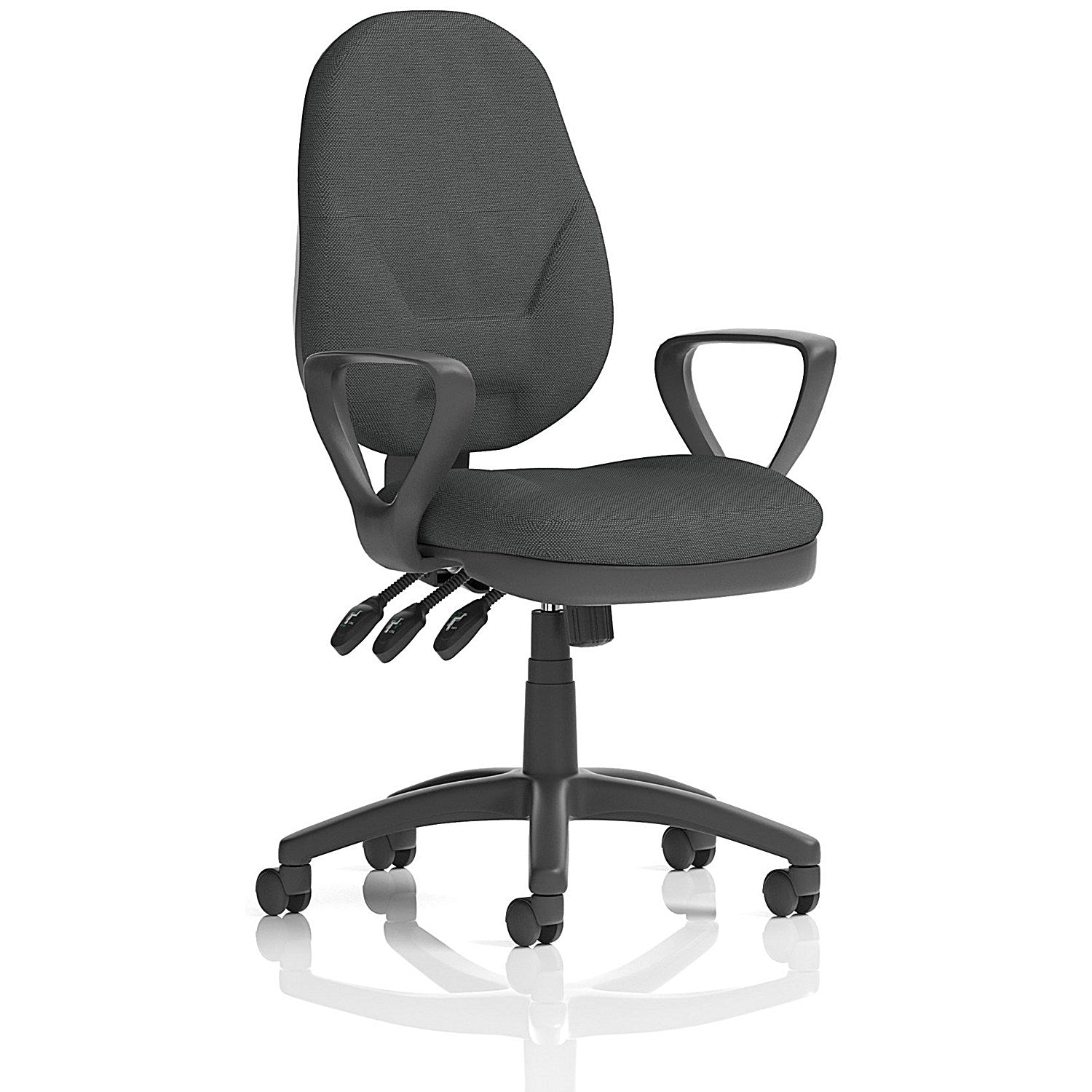 Eclipse Plus XL Lever Task Operator Chair, Fixed Height Arms, Quest Mussel Easy2Order : KCUP3648