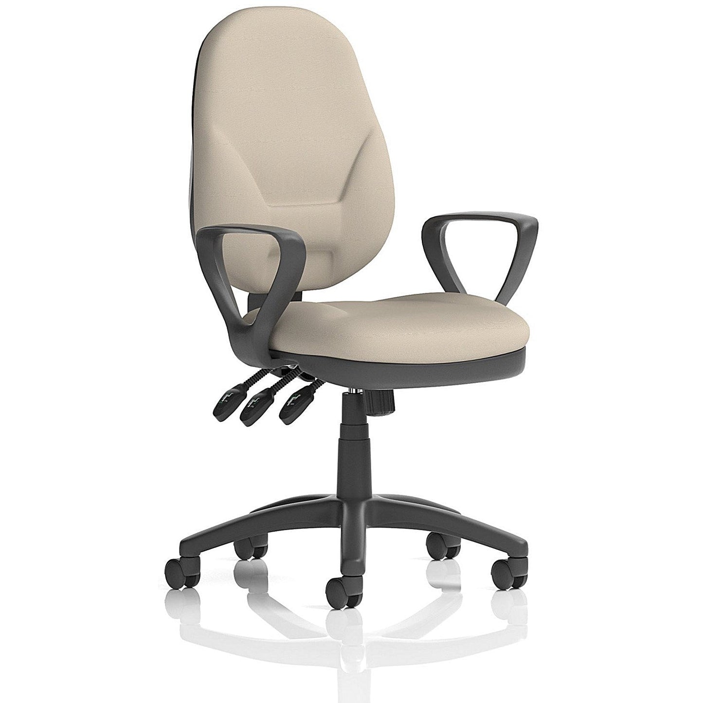 Eclipse Plus XL Lever Task Operator Chair, Fixed Height Arms, Quest Salt Easy2Order : KCUP3649