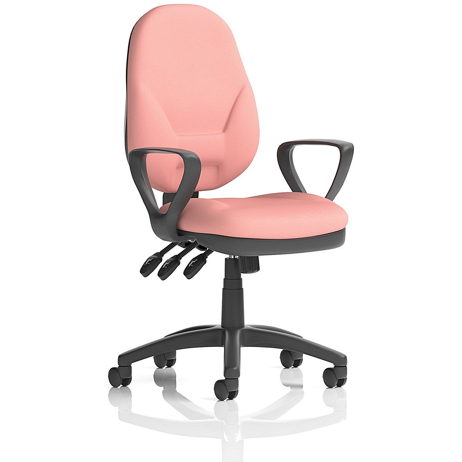 Eclipse Plus XL Lever Task Operator Chair, Fixed Height Arms, Quest Shrimp Easy2Order : KCUP3651
