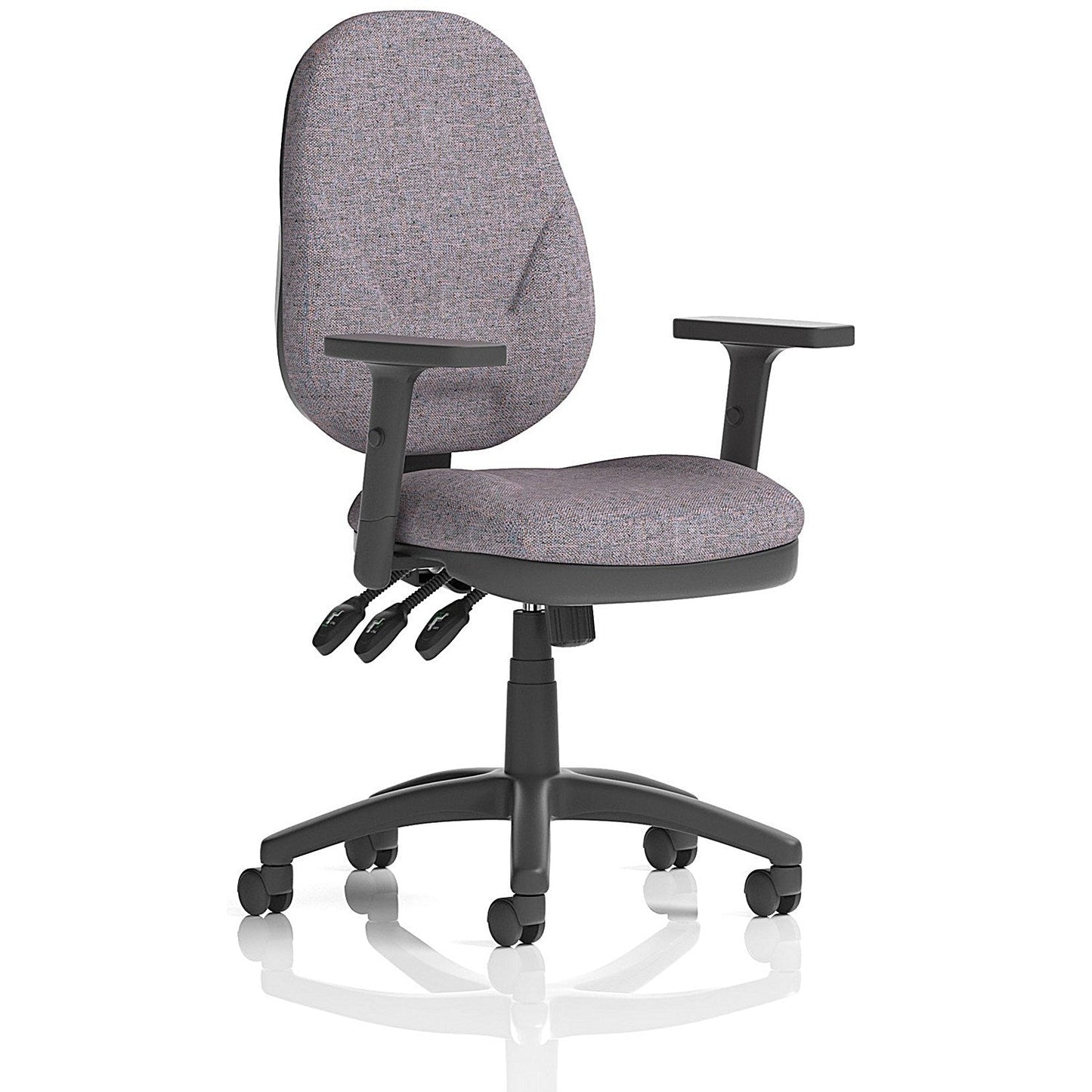 Eclipse Plus XL Lever Task Operator Chair, Height Adjustable Arms, Rivet Fuse Easy2Order : KCUP3666