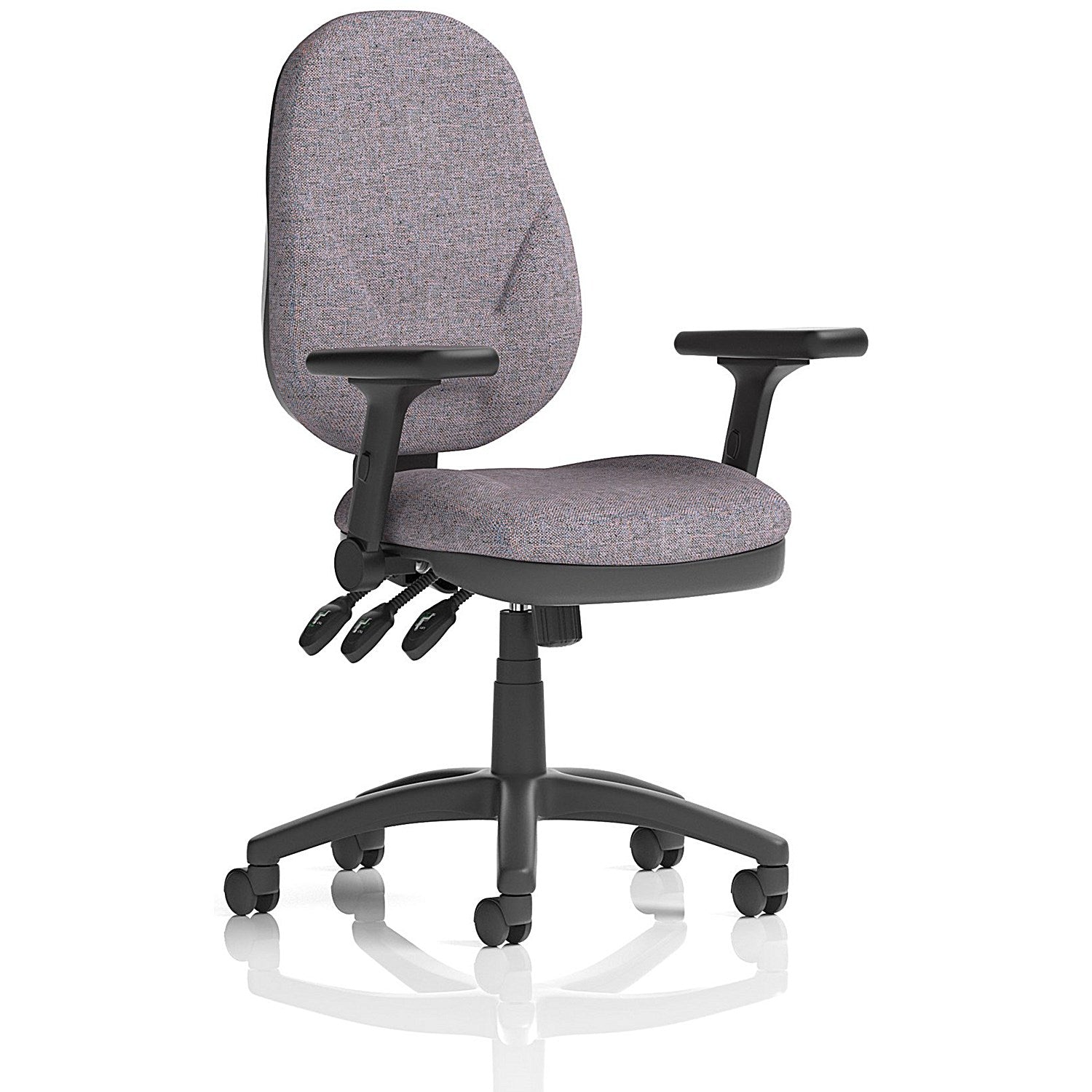 Eclipse Plus XL Lever Task Operator Chair, Folding Arms, Rivet Fuse Easy2Order : KCUP3690