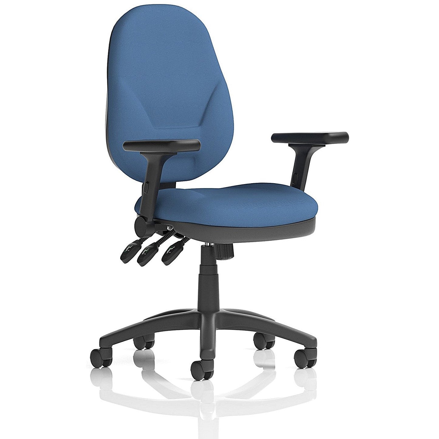 Eclipse Plus XL Lever Task Operator Chair, Folding Arms, Quest Limpet Easy2Order : KCUP3695