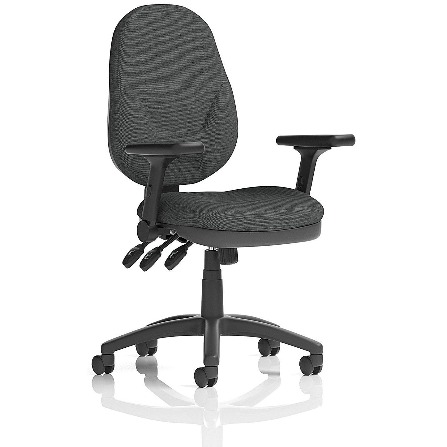Eclipse Plus XL Lever Task Operator Chair, Folding Arms, Quest Mussel Easy2Order : KCUP3696
