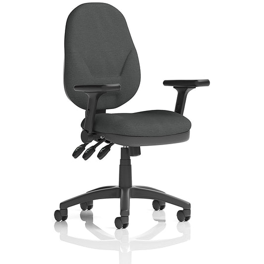Eclipse Plus XL Lever Task Operator Chair, Folding Arms, Quest Mussel Easy2Order : KCUP3696