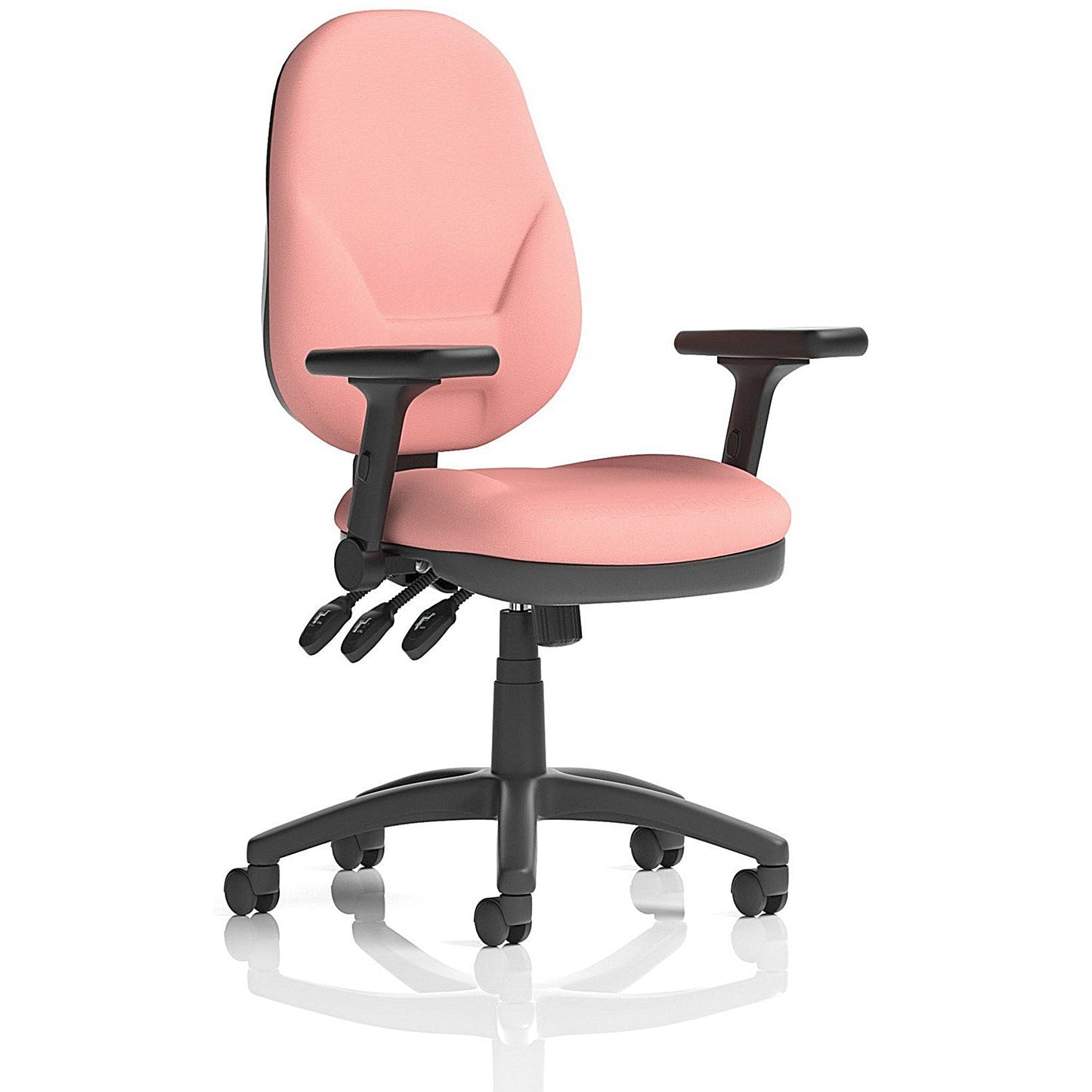 Eclipse Plus XL Lever Task Operator Chair, Folding Arms, Quest Shrimp Easy2Order : KCUP3699