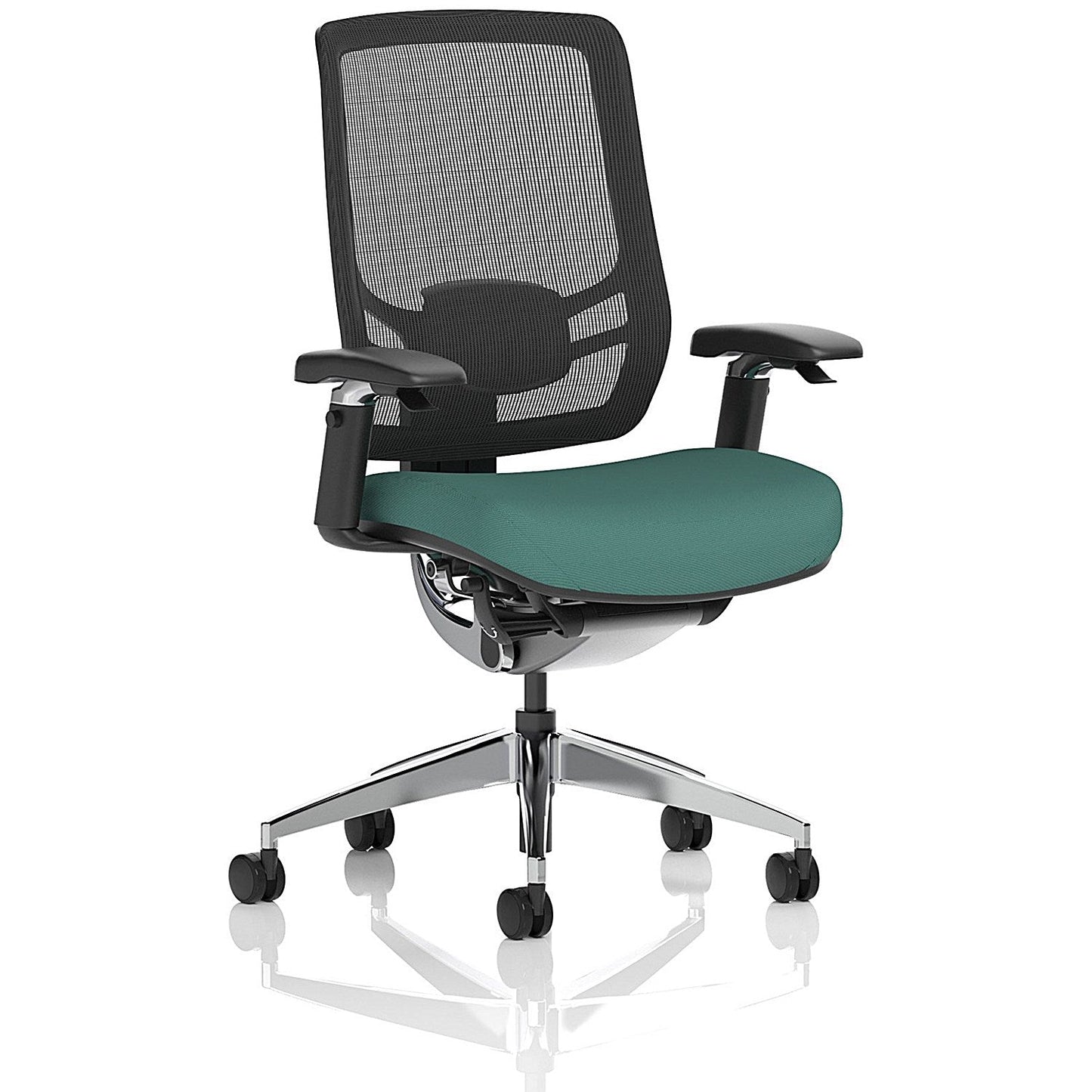 Ergo Click Mesh Back Chair, Height Adjustable Arms, Quest Kelp Easy2Order : KCUP3718