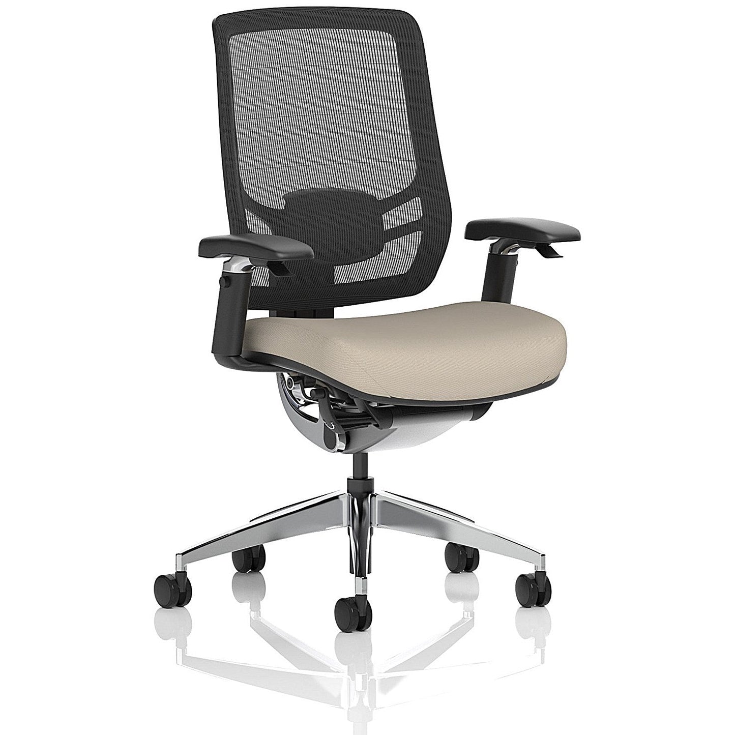 Ergo Click Mesh Back Chair, Height Adjustable Arms, Quest Salt Easy2Order : KCUP3721