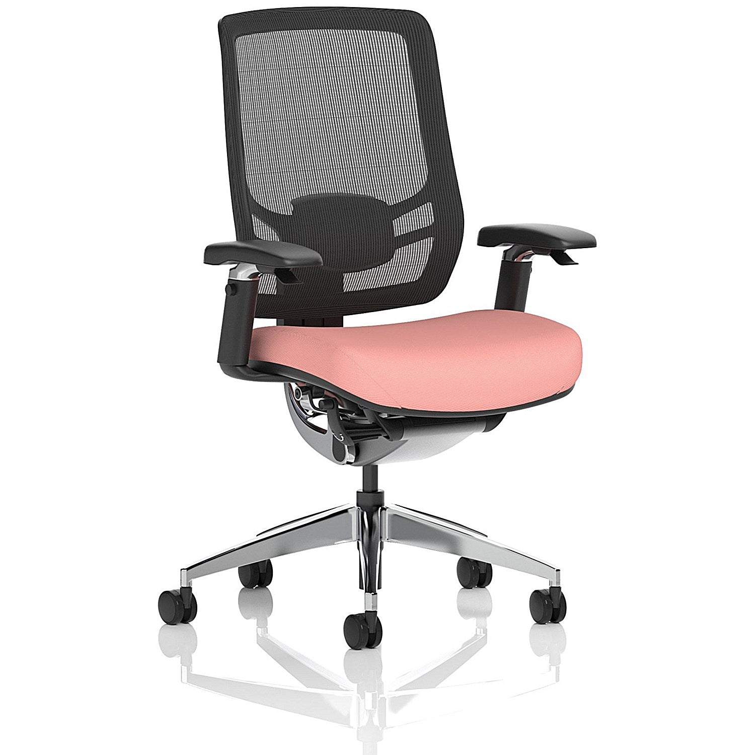 Ergo Click Mesh Back Chair, Height Adjustable Arms, Quest Shrimp Easy2Order : KCUP3723