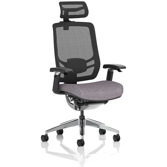 Ergo Click Mesh Back Chair With Headrest, Height Adjustable Arms, Rivet Fuse Easy2Order : KCUP3726