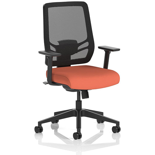 Ergo Twist Mesh Back Ergonomic Task Operator Office Chair, Height Adjustable Arms, Seat Quest Crab Easy2Order : KCUP3741