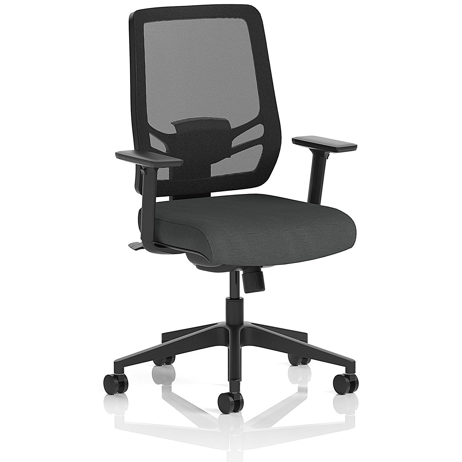 Ergo Twist Mesh Back Ergonomic Task Operator Office Chair, Height Adjustable Arms, Seat Quest Mussel Easy2Order : KCUP3744