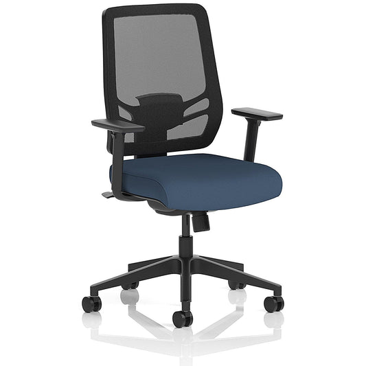 Ergo Twist Mesh Back Ergonomic Task Operator Office Chair, Height Adjustable Arms, Seat Quest Whelk Easy2Order : KCUP3748