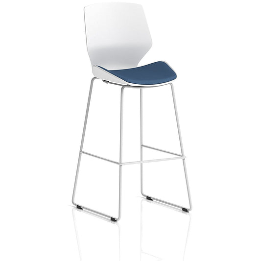 Florence White Frame High Stool, Quest Limpet Easy2Order : KCUP3839