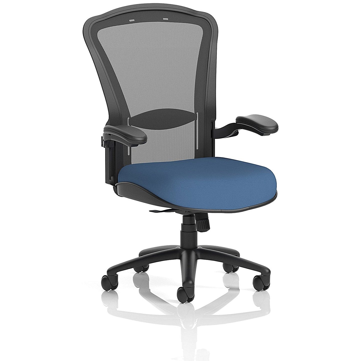 Houston Heavy Duty Mesh Back Task Operator Chair, Folding Arms, Quest Limpet Easy2Order : KCUP3875