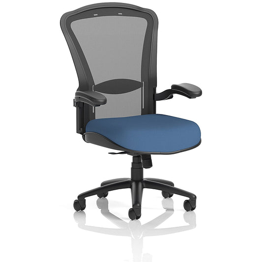 Houston Heavy Duty Mesh Back Task Operator Chair, Folding Arms, Quest Limpet Easy2Order : KCUP3875
