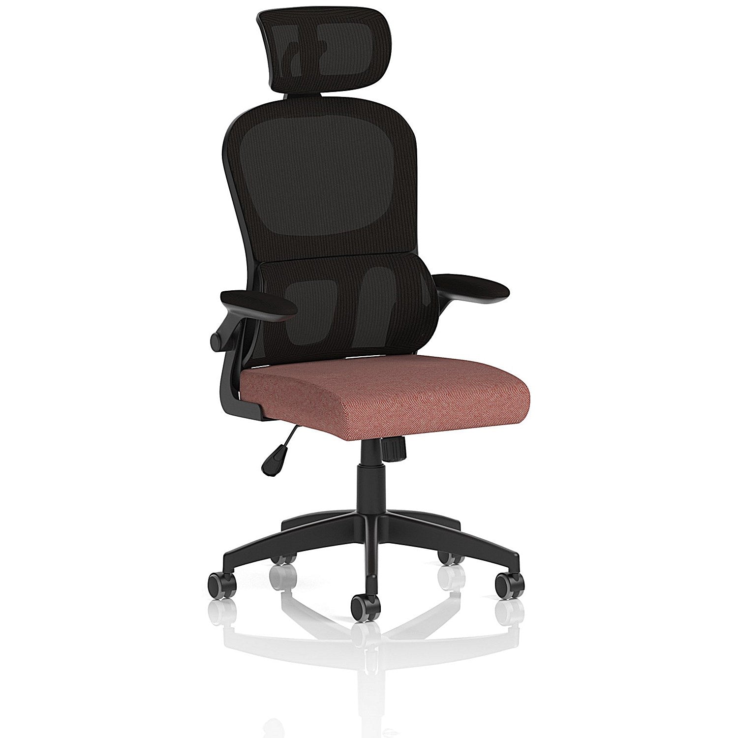 Iris Mesh Back Task Operator With Headrest, Folding Arms, Rivet Forge Easy2Order : KCUP3881