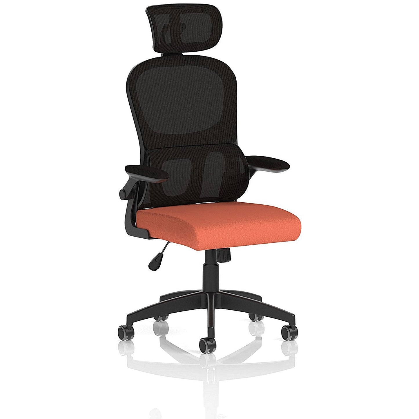 Iris Mesh Back Task Operator With Headrest, Folding Arms, Quest Crab Easy2Order : KCUP3885