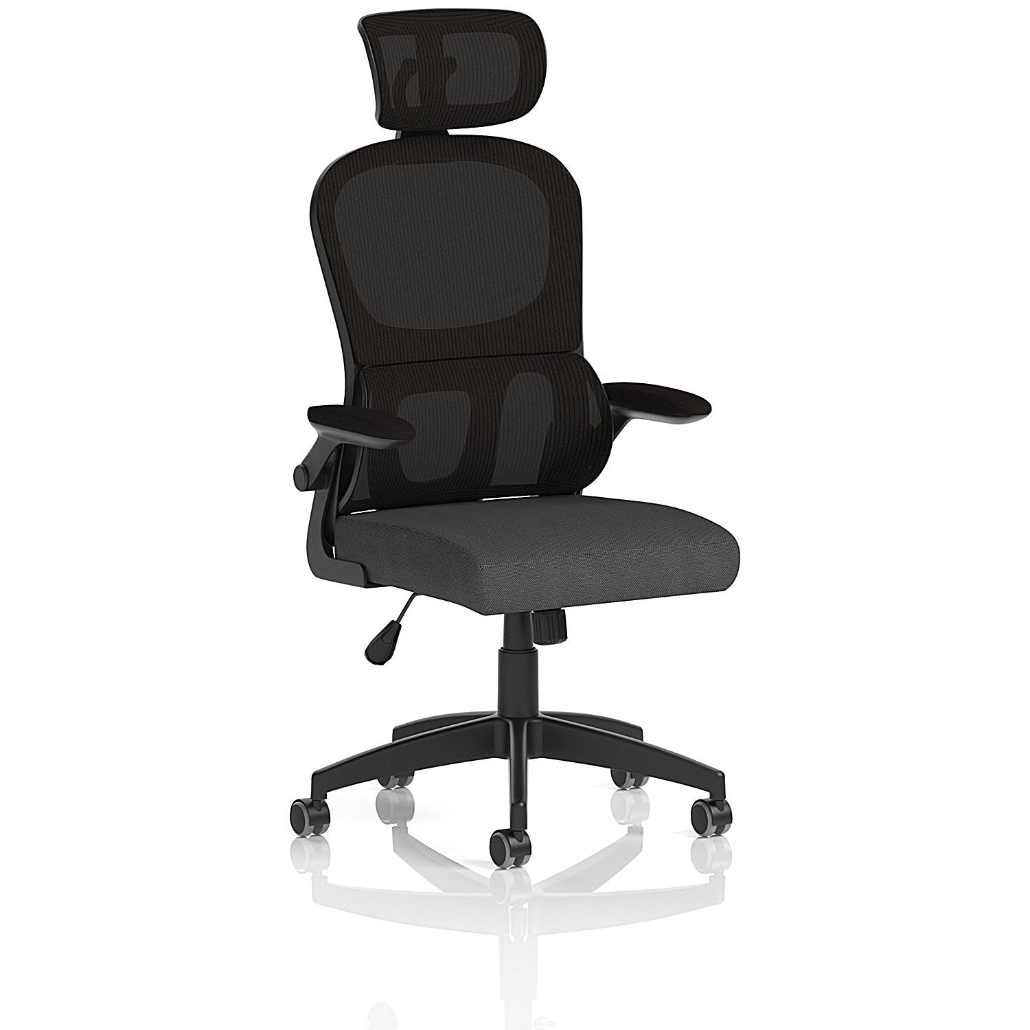 Iris Mesh Back Task Operator With Headrest, Folding Arms, Quest Mussel Easy2Order : KCUP3888