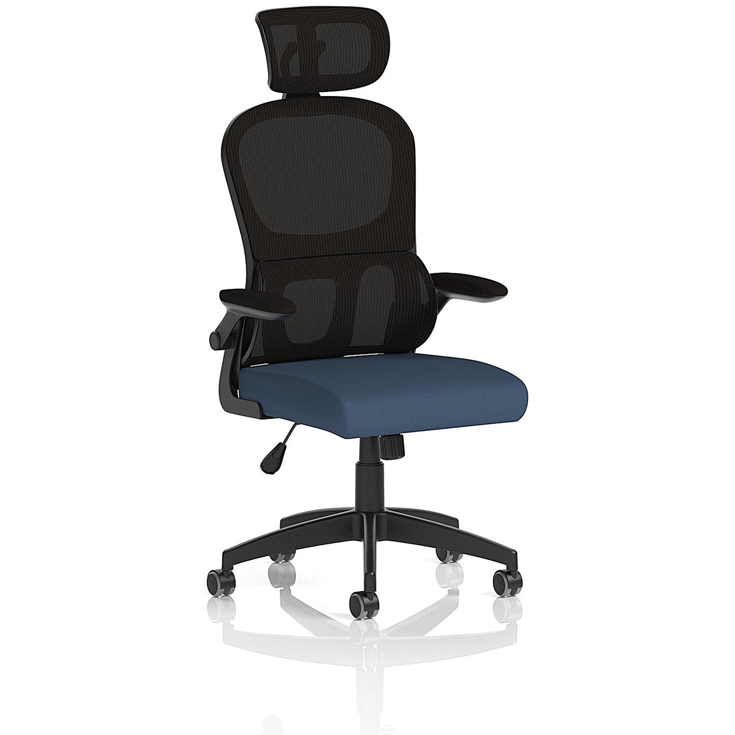 Iris Mesh Back Task Operator With Headrest, Folding Arms, Quest Whelk Easy2Order : KCUP3892