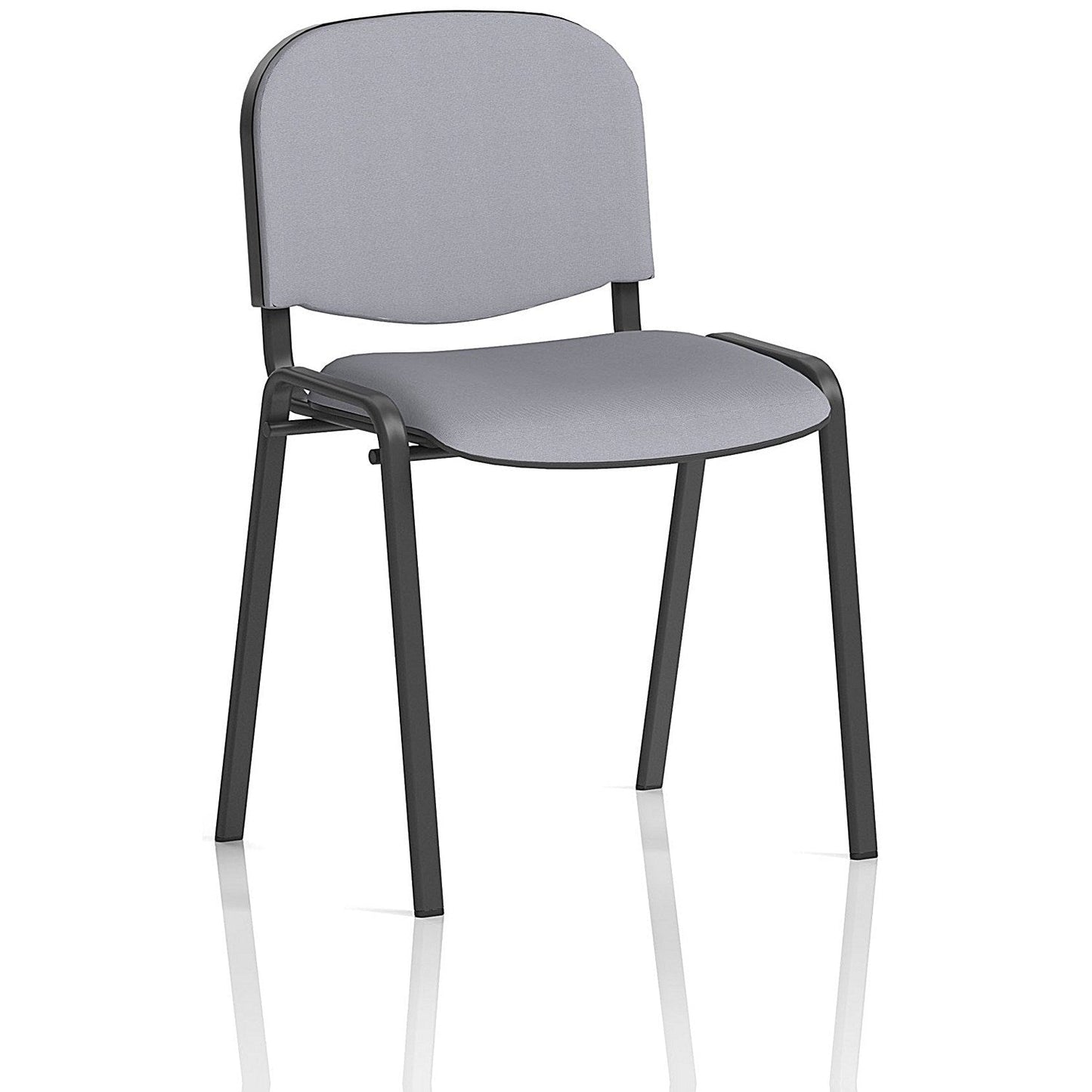 ISO Black Frame Stacking Chair, Quest Shell, Pack of 4 Easy2Order : KCUP3902